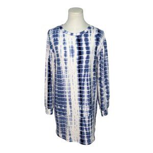 Epic Threads Girls Blue Tie-Dye Dress W/ Matching Headband Set Size XL - New